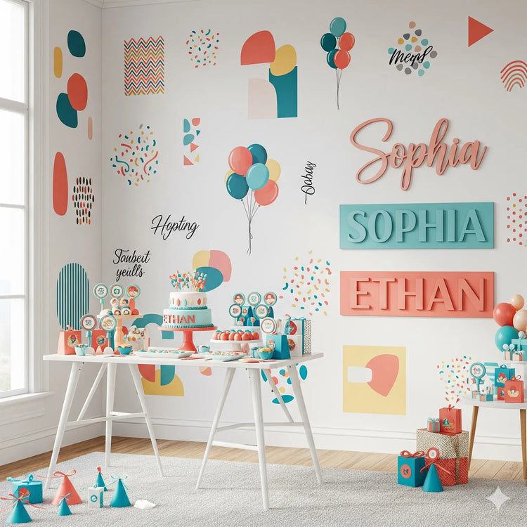 Decorazioni a parete, stickers, oggetti personalizzabili