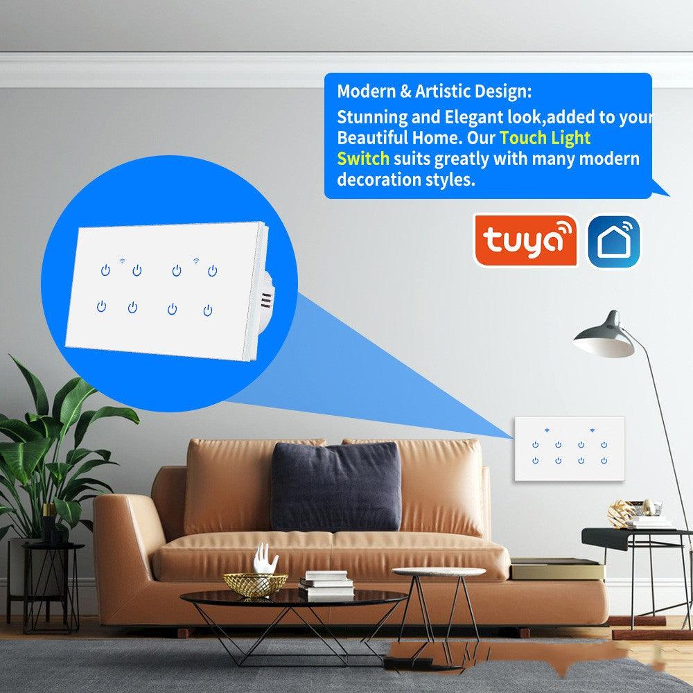 DAMASO - Interruttore Luce Intelligente Wifi Smart Life Tuya Touch compatibile Con Alexa e Google Home 1