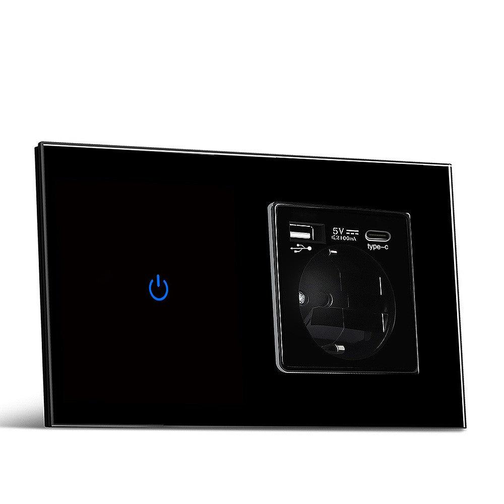 DAMASO - Presa e Interruttore Luce Intelligente Wifi Smart Life Tuya Touch compatibile Con Alexa e Google Home 3