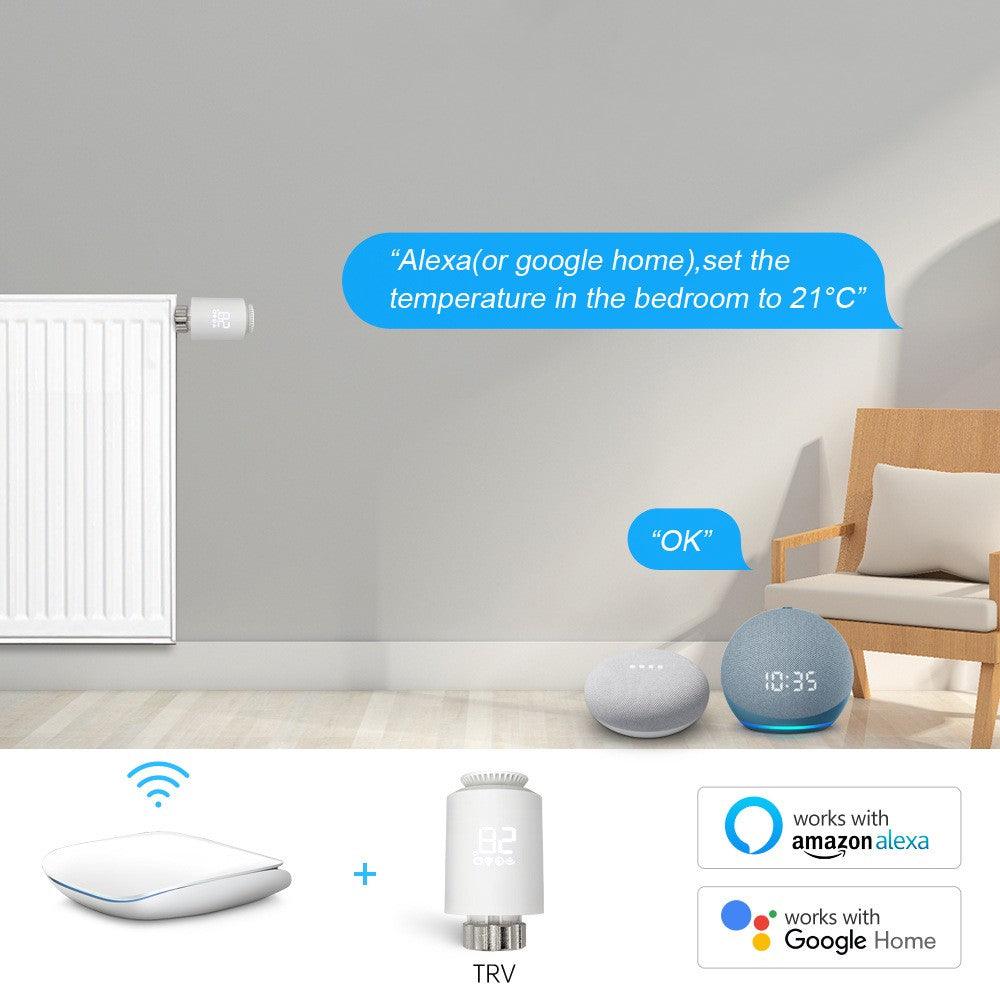 DAMASO - Valvola Termostatica Intelligente compatibile con Alexa e Google Home 4
