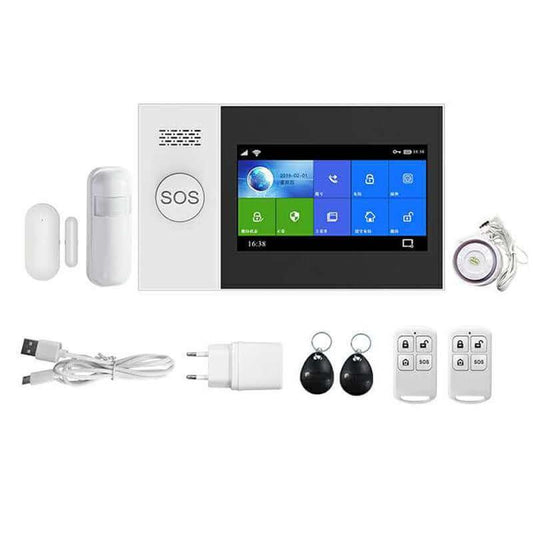 DAMASO - Antifurto Smart GSM/WIFI Sistema Intelligente compatibile con Alexa e Google Home