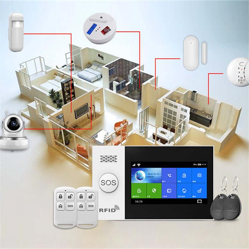 DAMASO - Antifurto Smart GSM/WIFI Sistema Intelligente compatibile con Alexa e Google Home 2