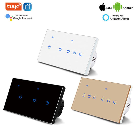 DAMASO - Interruttore Luce Intelligente Wifi Smart Life Tuya Touch compatibile Con Alexa e Google Home