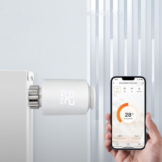 DAMASO -  Valvola Termostatica Intelligente compatibile con Alexa e Google Home
